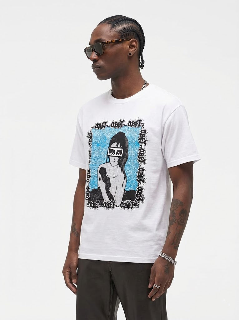 Obey Mens Obey Shojo T-Shirt White 165263113