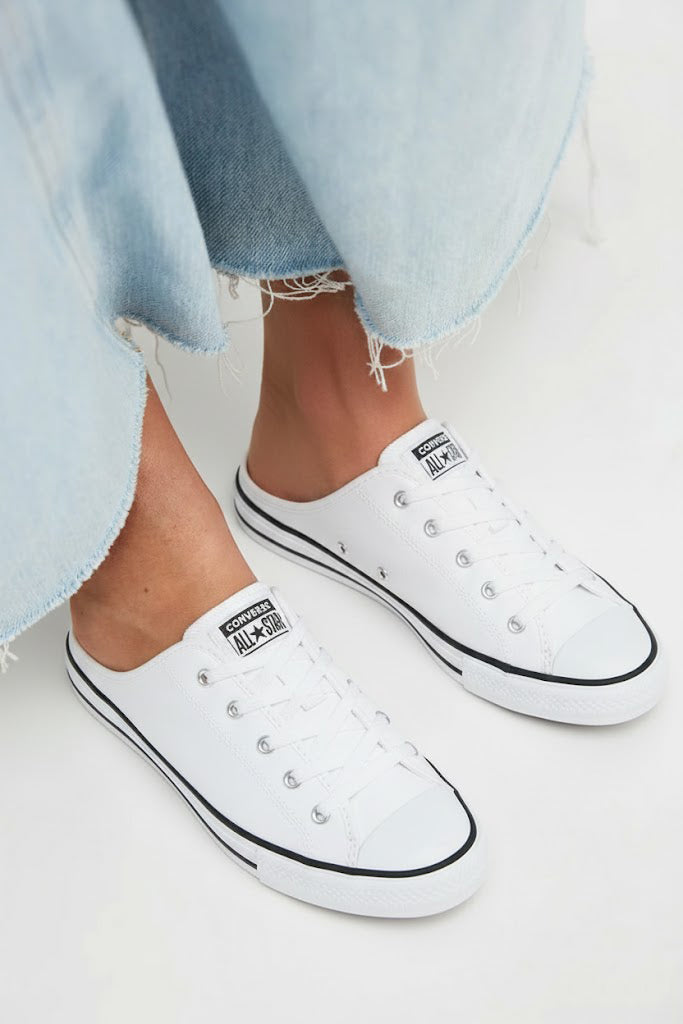 Converse Chuck Taylor All Star Dainty Mule Slip White/White/Black 567946F