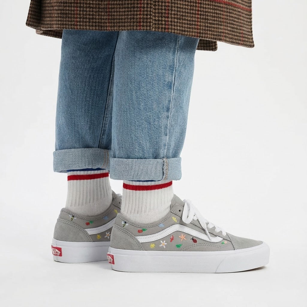 Vans Garden Party Old Skool Tapered Shoe Drizzle VN0005UGKAQ