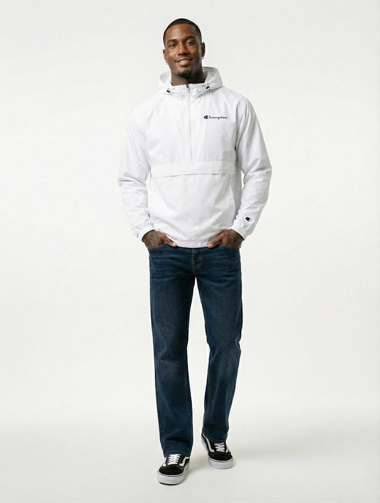 Champion Men's Packable Jacket White V1012 549369 045