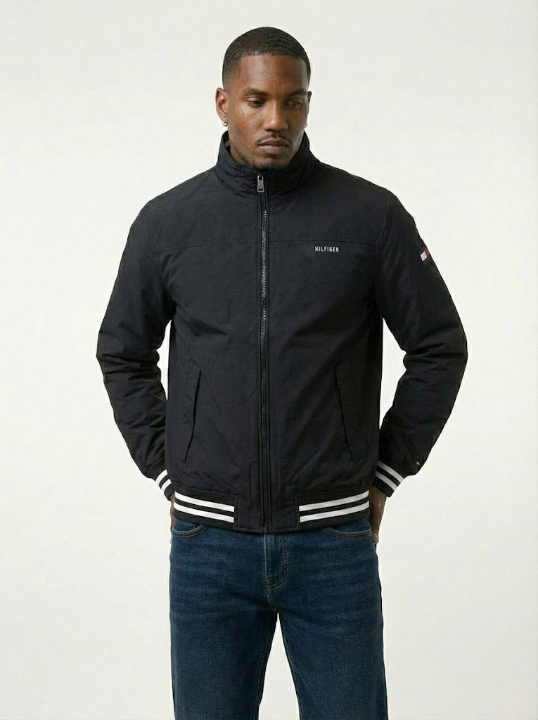 Tommy Hilfiger Men's Regatta Jacket Deep Black 7858429 012