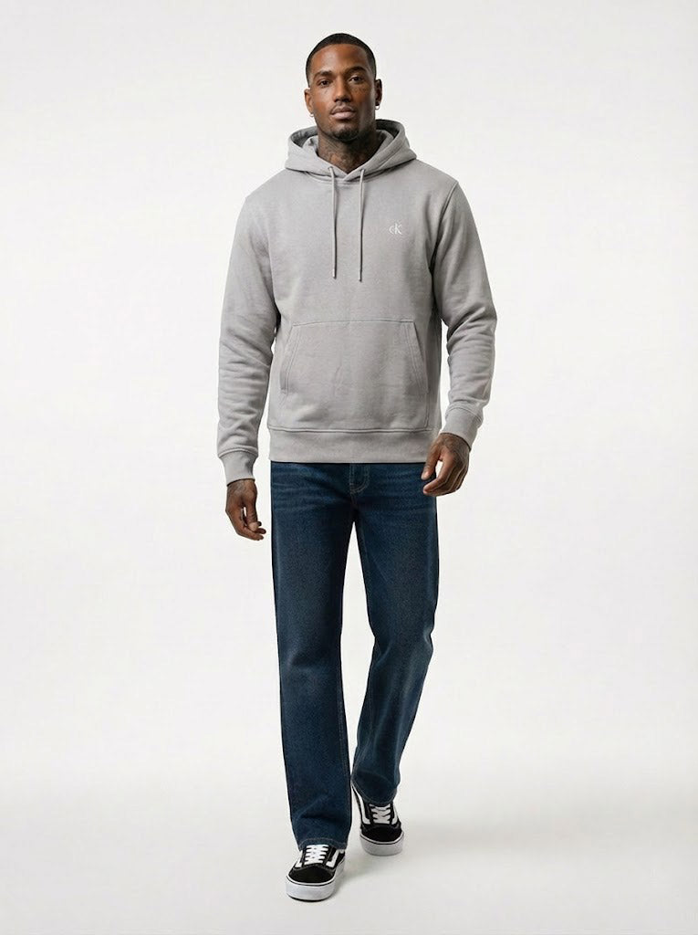 Calvin Klein Men's Archive Fleece Hoodie Porpoise 40QM431 060
