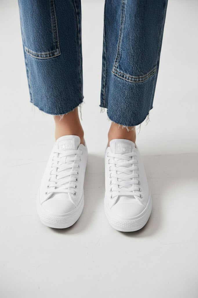 Converse Unisex Chuck Taylor All Star OX White Monochrome 1U647