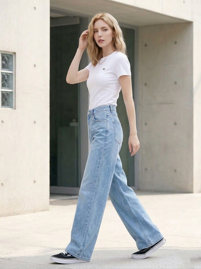 Lacoste Kids Logo Core Cotton T-Shirt White 947025 W8L