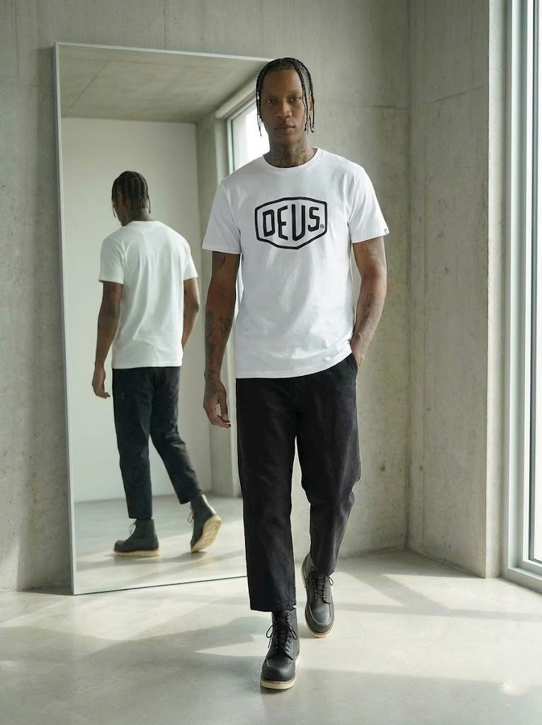 Deus ex machina Shield Tee White DMW41808E