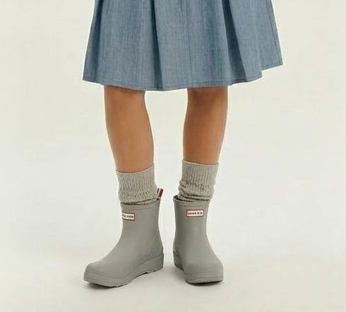 Hunter Women's Play Short Rain Boots Zinc WFS2020RMA ZNC