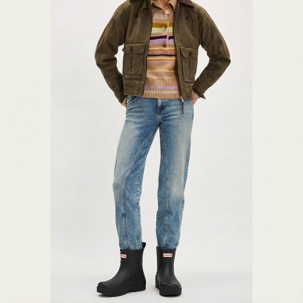 Hunter Women's Wales Waterproof Rain Booties Black HWWALES 001