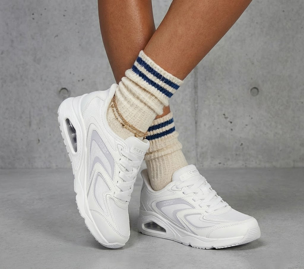 Skechers Women's Slip-ins: Tres-Air Uno - EZ-Glide White 177408 WHT