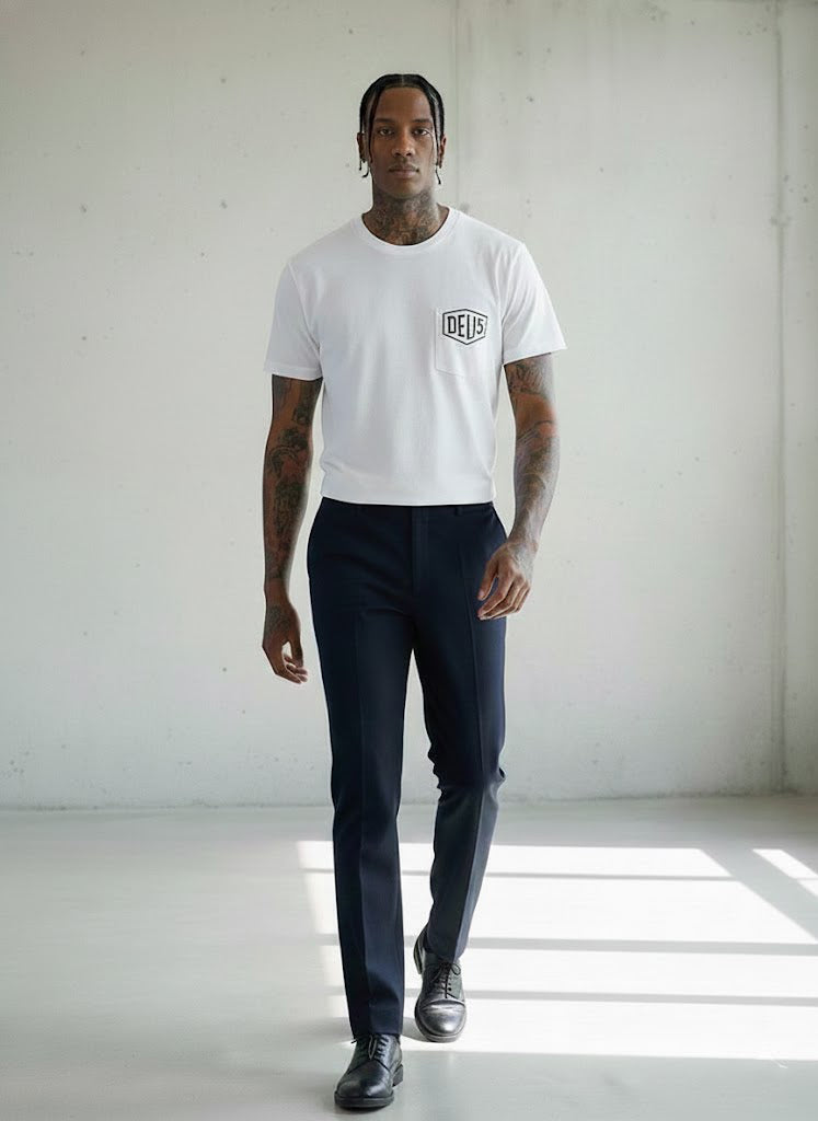 Deus Venice Address Tee White T-DMW41808C