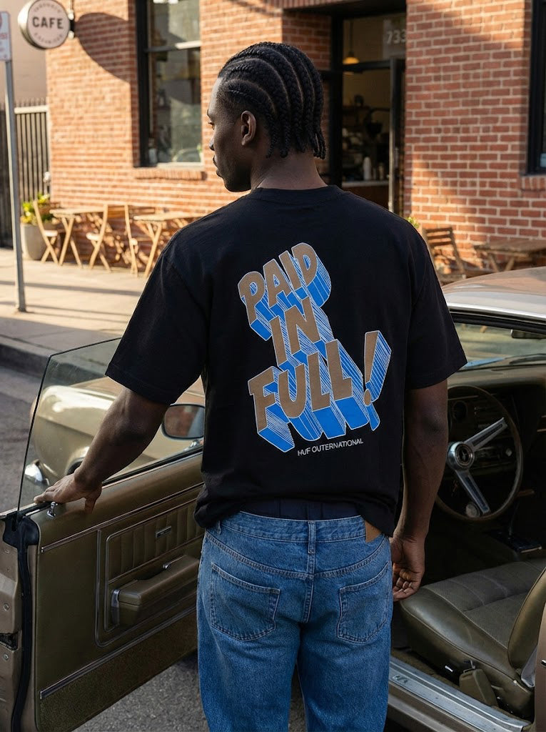 HUF Master Plan Short Sleeves T-Shirt Black TS01942