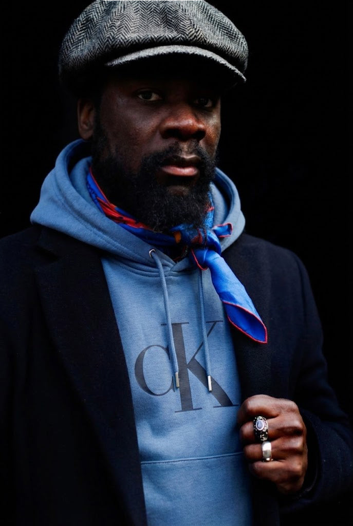 Calvin Klein Men's Monogram Fleece Hoodie Infinity 40QM898 420