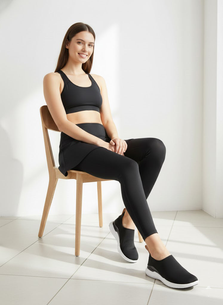 Rockport Women's Total Motion Sport High Slip-On Black Lycra CI3941