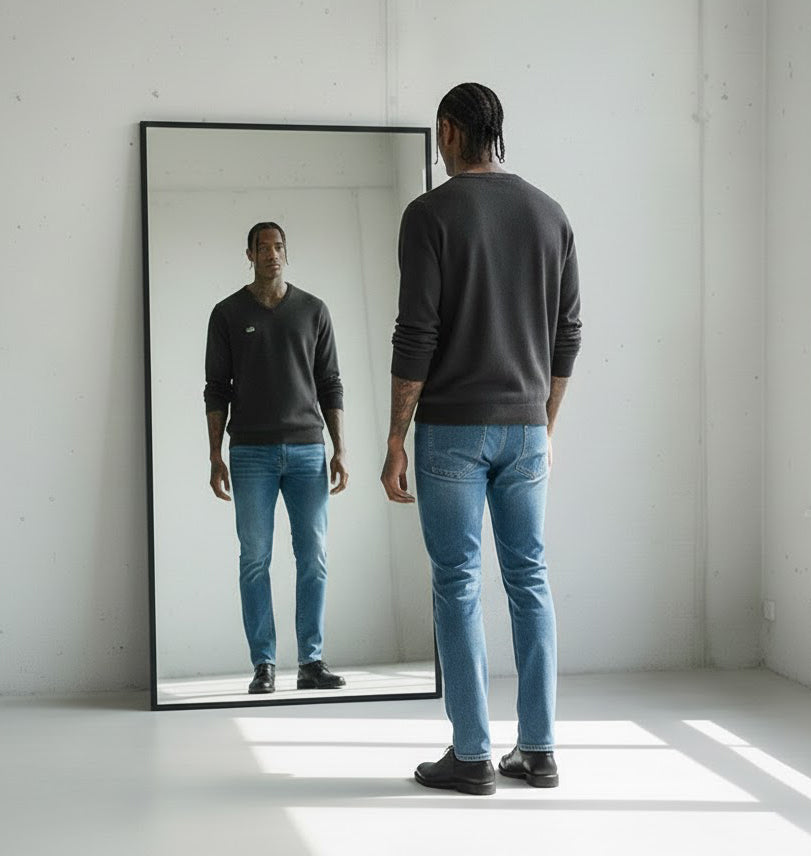 Lacoste Mens Organic Cotton V-Neck Sweater Lighting Chine AH1951 EL6