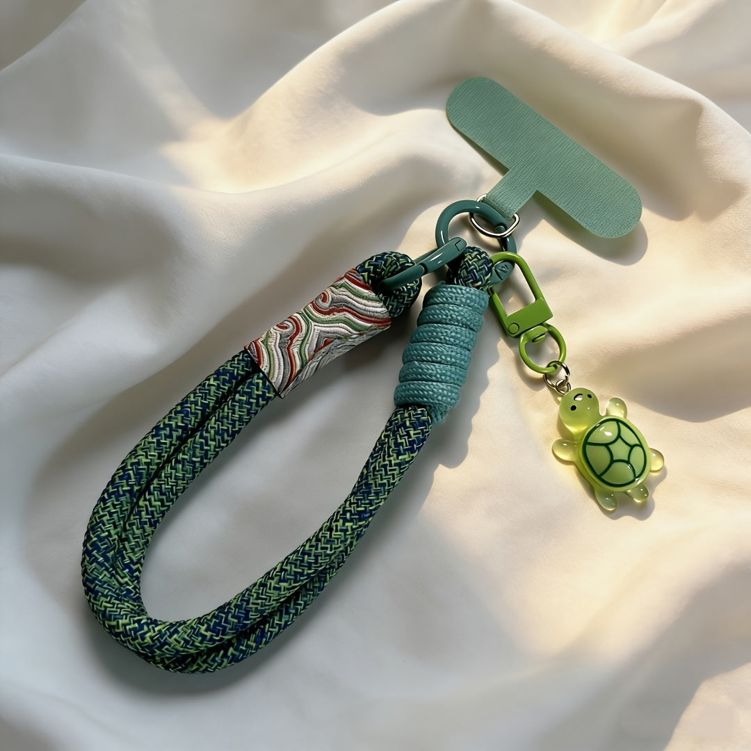 1 pc Ocean Sea Turtle Phone Lanyard Wrist Strap