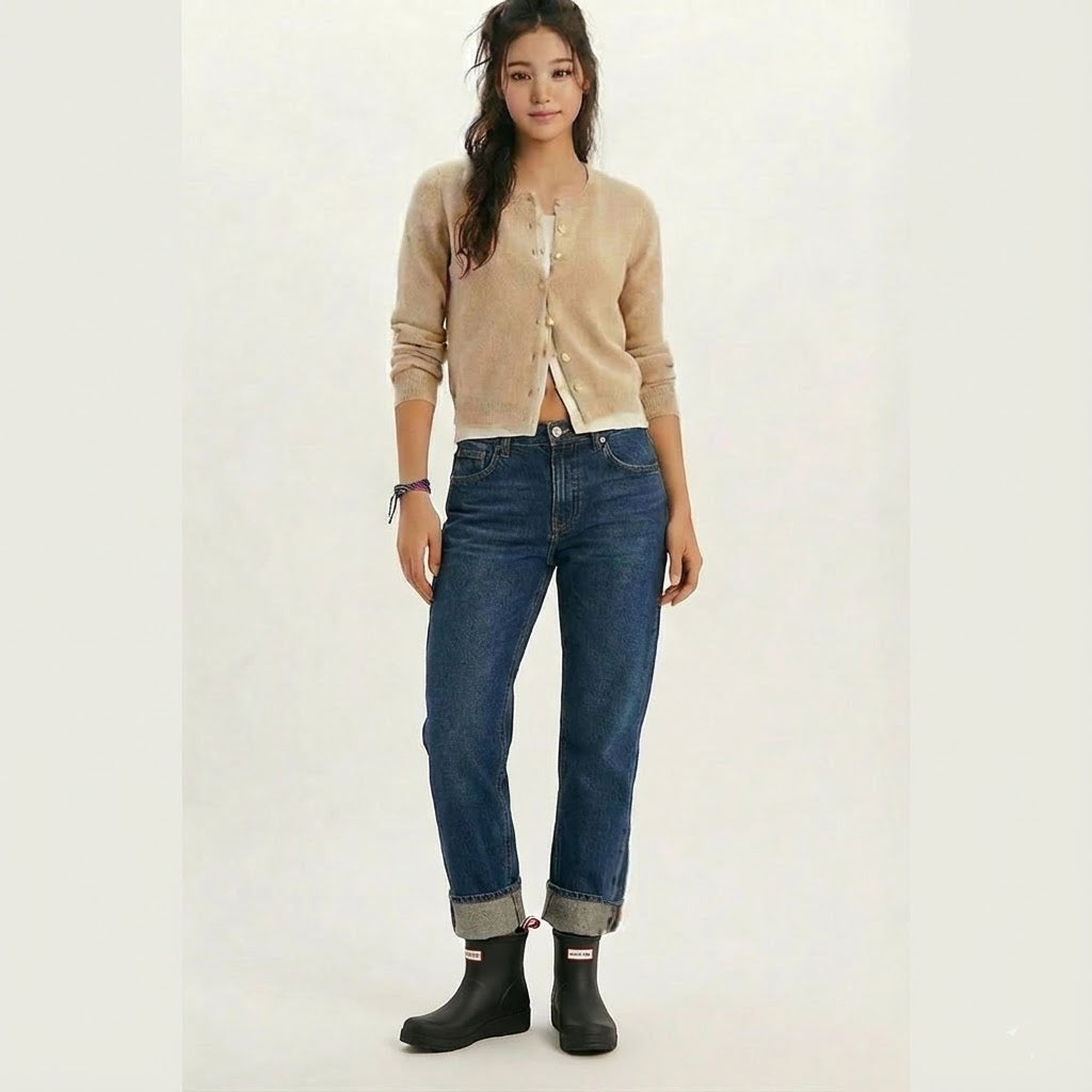 Hunter Women's Play Short Rain Boots Black WFS2020RMA BLK