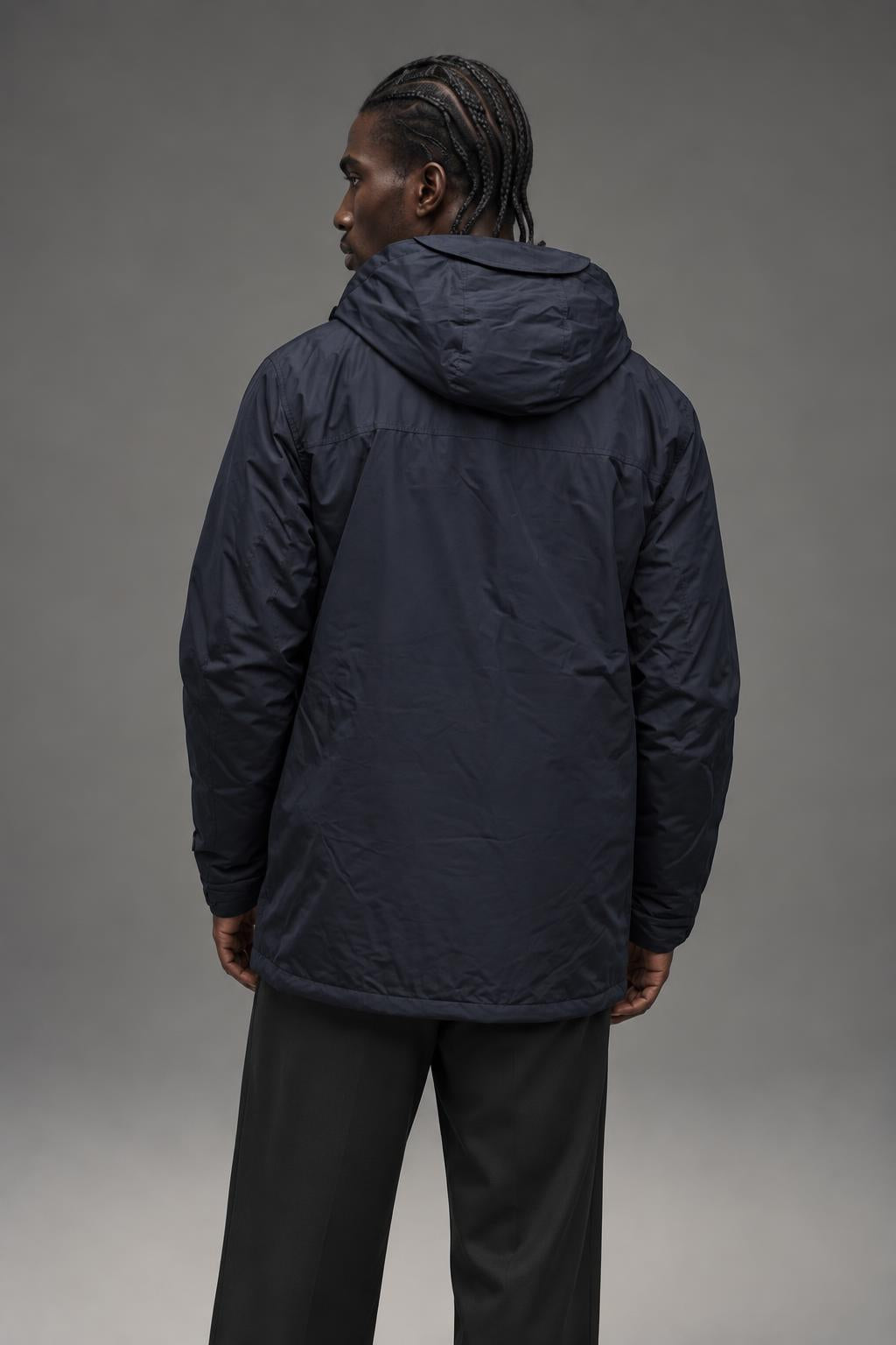WESC Kanaye Men's Padded Hooded AI model photo
