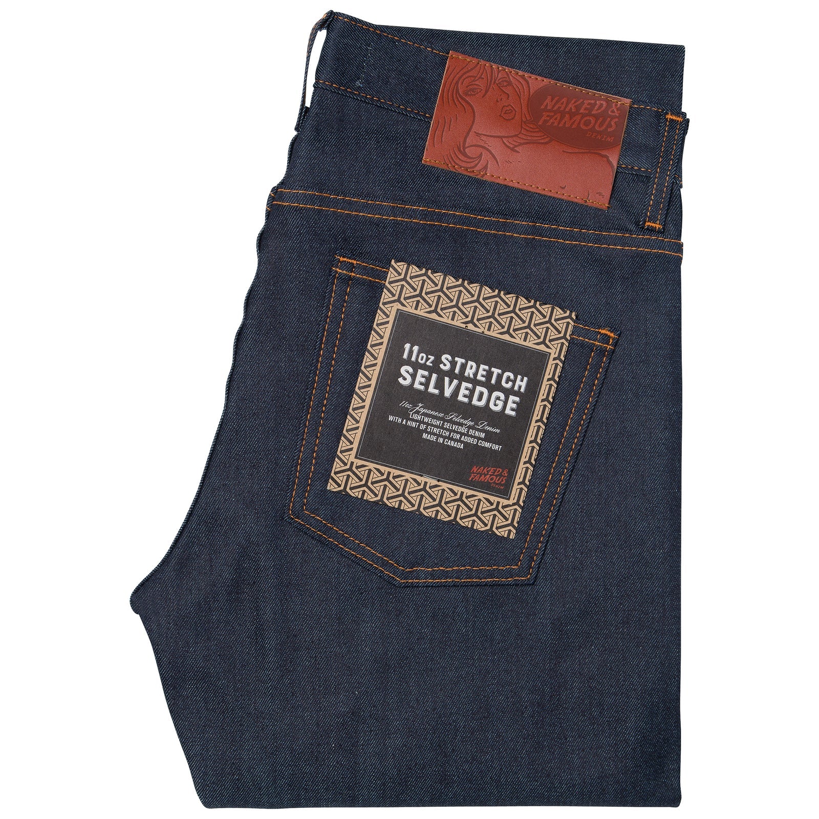 Naked and Famous Men's Super Skinny Guy 11oz Stretch Selvedge 015500.