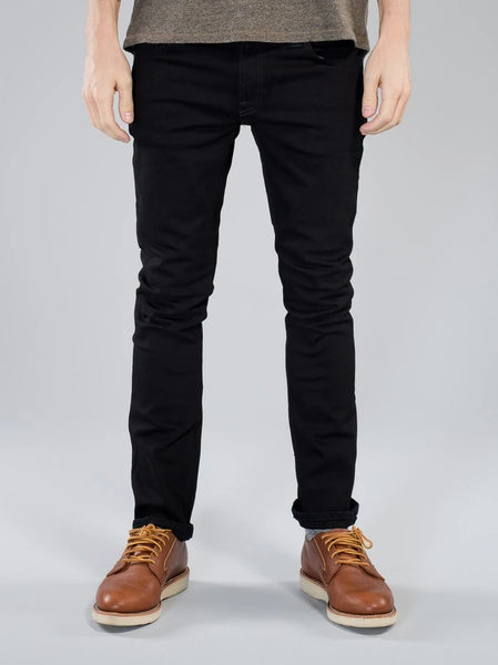 Nudie Jeans Tube Tom Org. Black Black 111456 – APLAZE