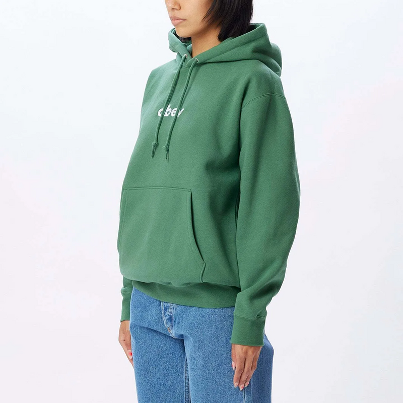 Obey Lowercase Pullover Hood Palm Leaf 112470162 PLF