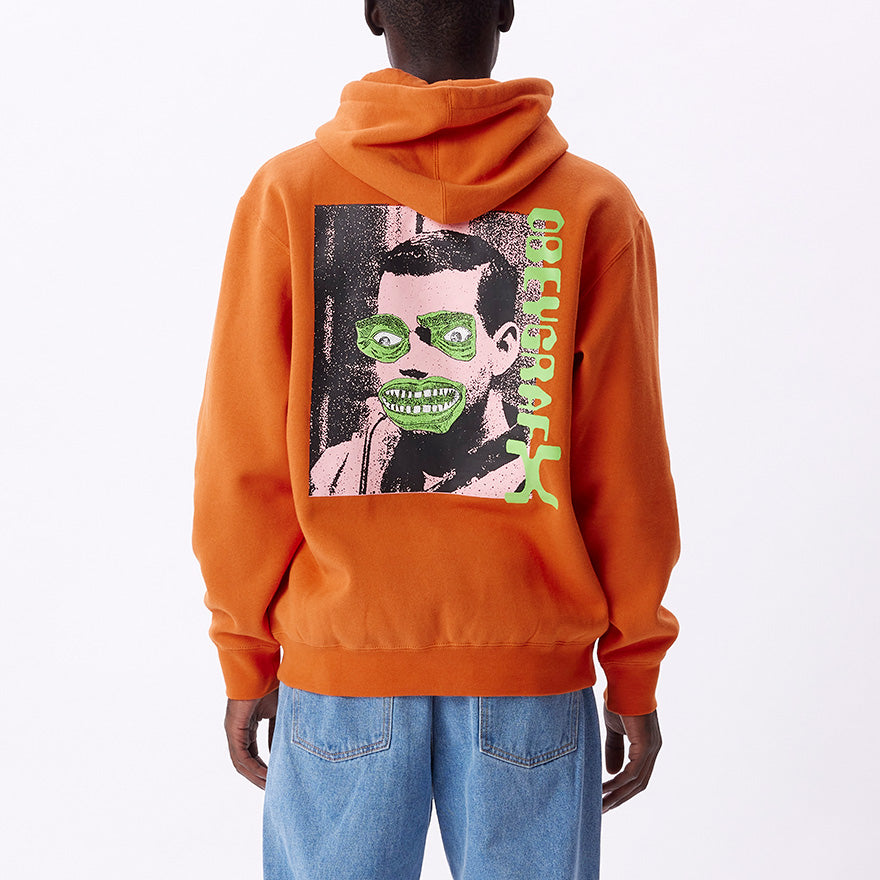 Obey Men's Grafx Hoodie Orange Oxide 112843151.