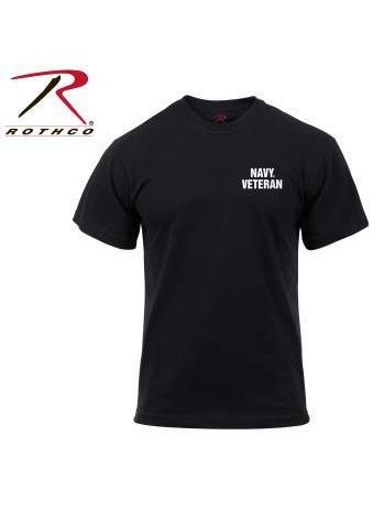 Rothco Veteran T-Shirt Navy Black 1272 1273.