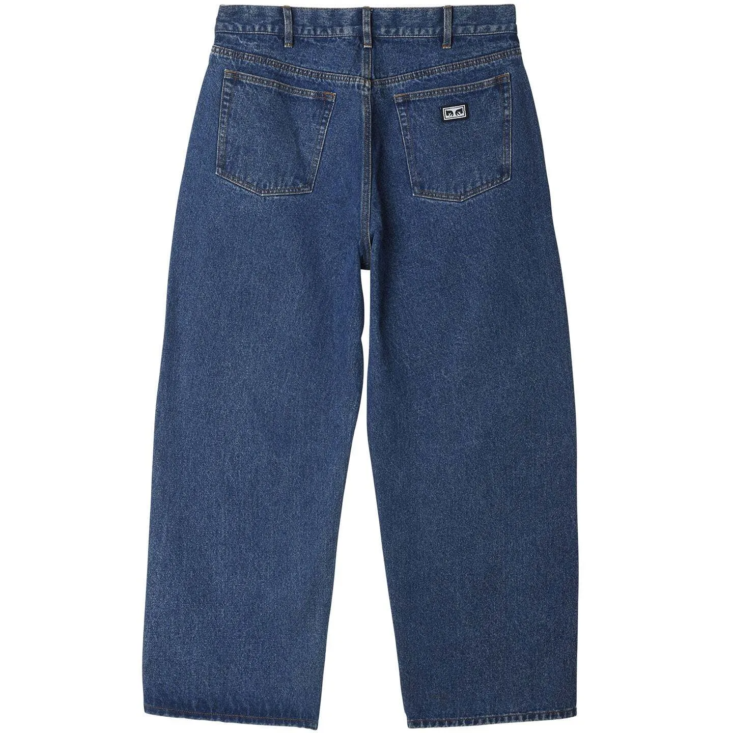 Obey Bigwig Baggy Denim Stone Wash Indigo 142010087 STN - APLAZE