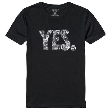 Globe Yes Tee Black GB01411026.