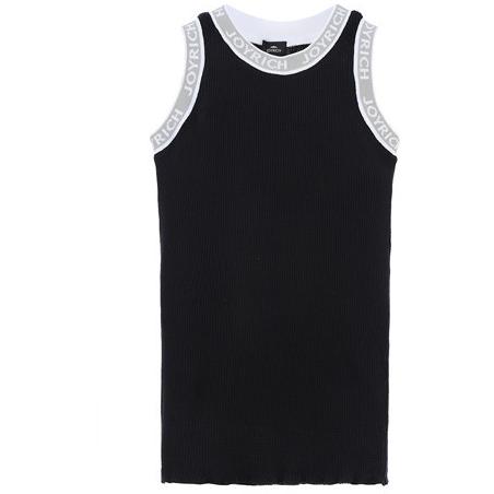JOYRICH LOGO BAND THERMAL TANK in BLACK 1620101504.
