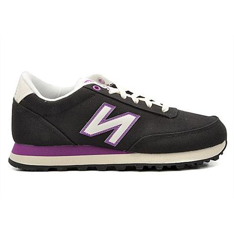 NEW BALANCE Classics Casual Running Shoes Black/Purple WL501SBV.