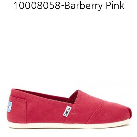 TOMS WOMENS CLASSIC BARBERRY in PINK.