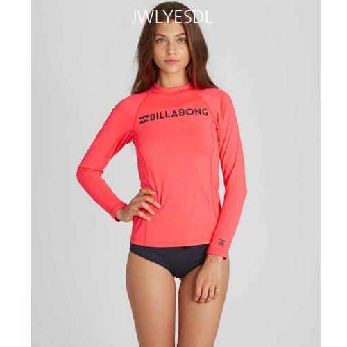 BILLABONG Surf Dayz Long Sleeve Rashguard RedHot JWLYESDL.