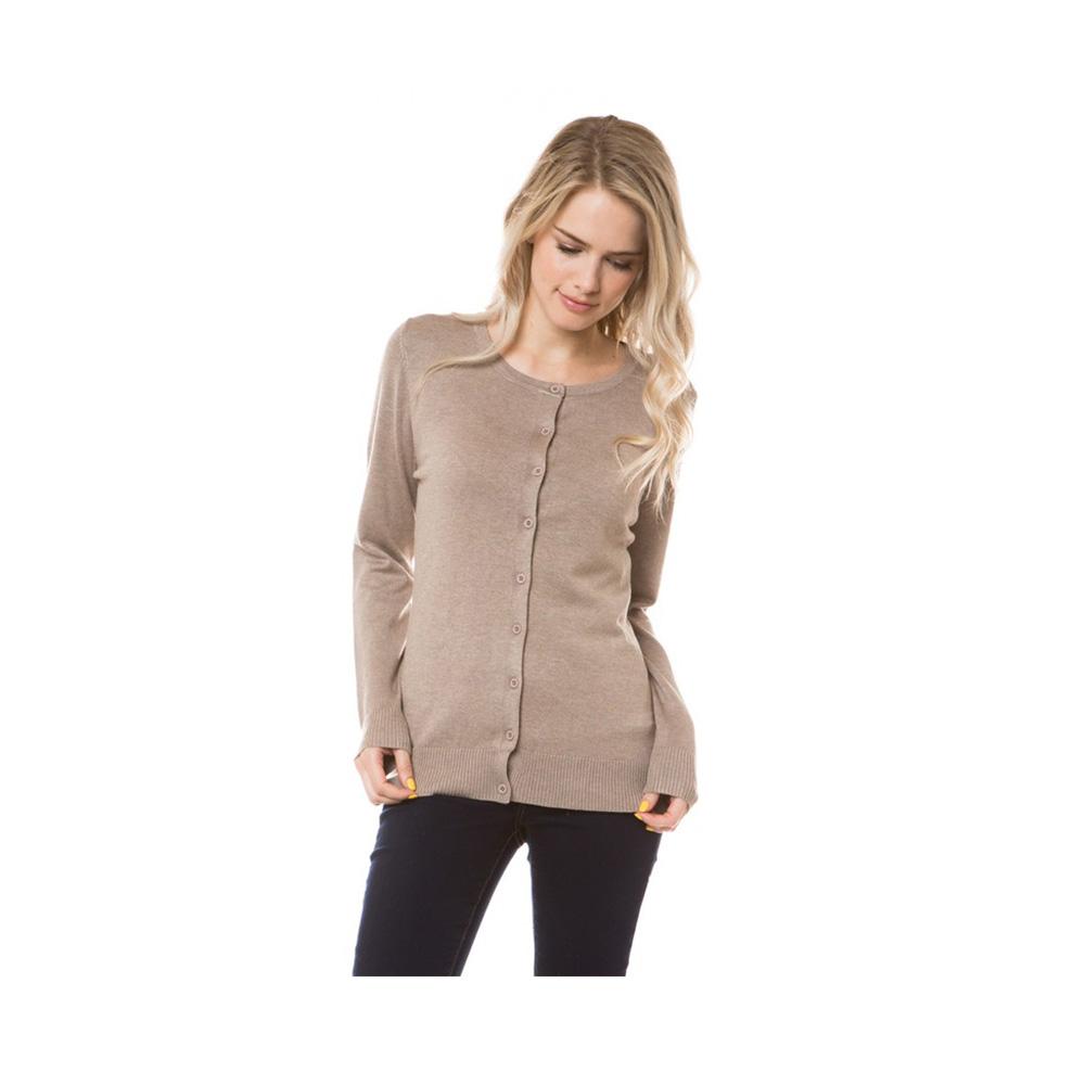 Jobber Round Neck Button Cardigans Camel SW280.
