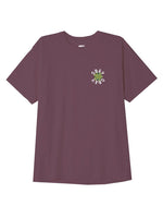 Obey Men's Obey Peace Flower T-Shirt Beetroot 163003231.