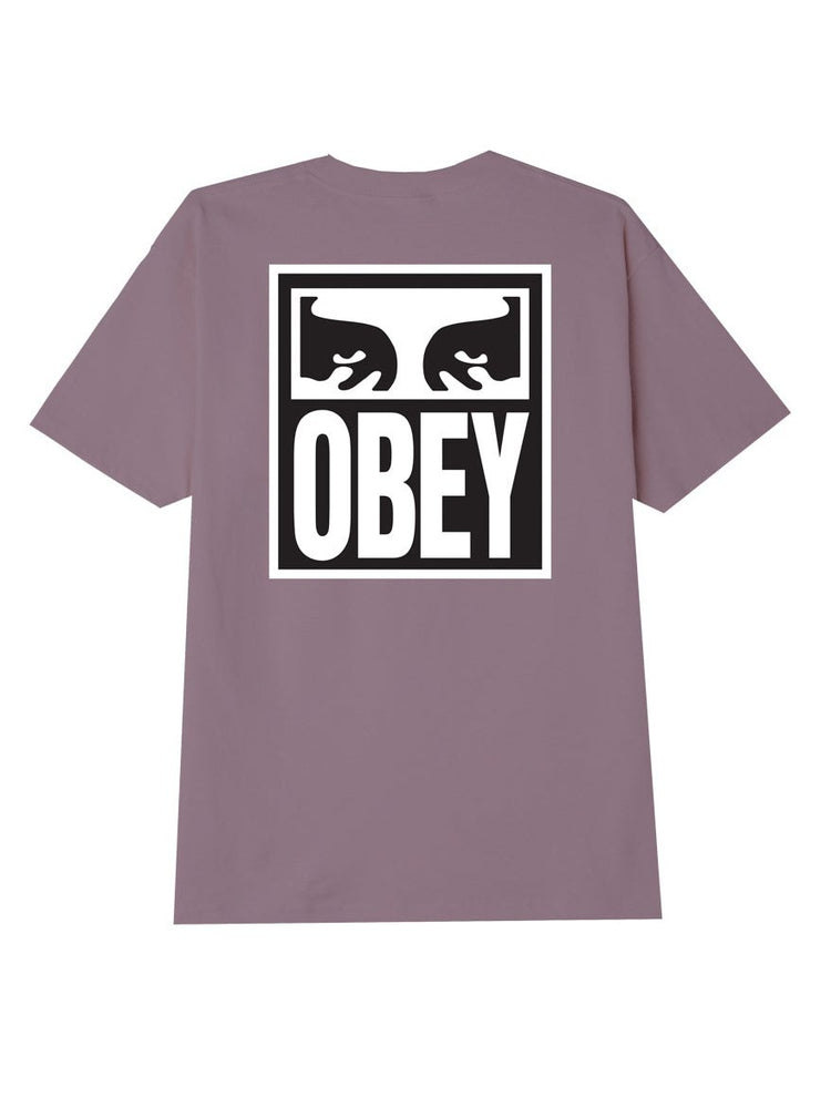 Obey Mens Eyes Icon 2 T-Shirt Lilac Chalk 165262142.