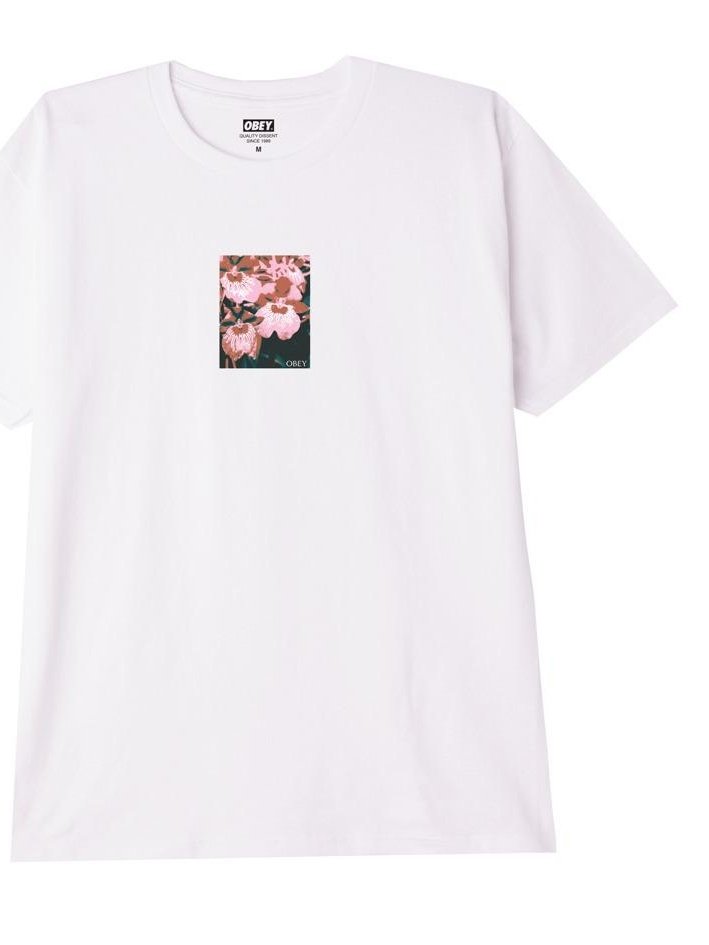 Obey Orkid T- Shirt White 165262769.