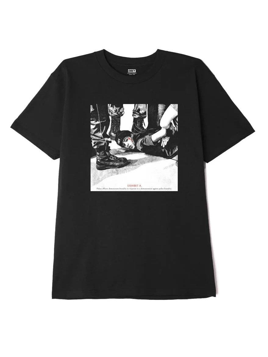 Obey Mens High Cost Of Free Speech Classic T-Shirt Black 165262903.
