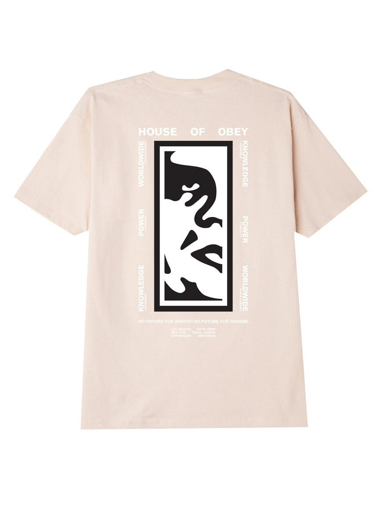 Obey Mens Obey Power & Equality T-Shirt Cream 165263172.