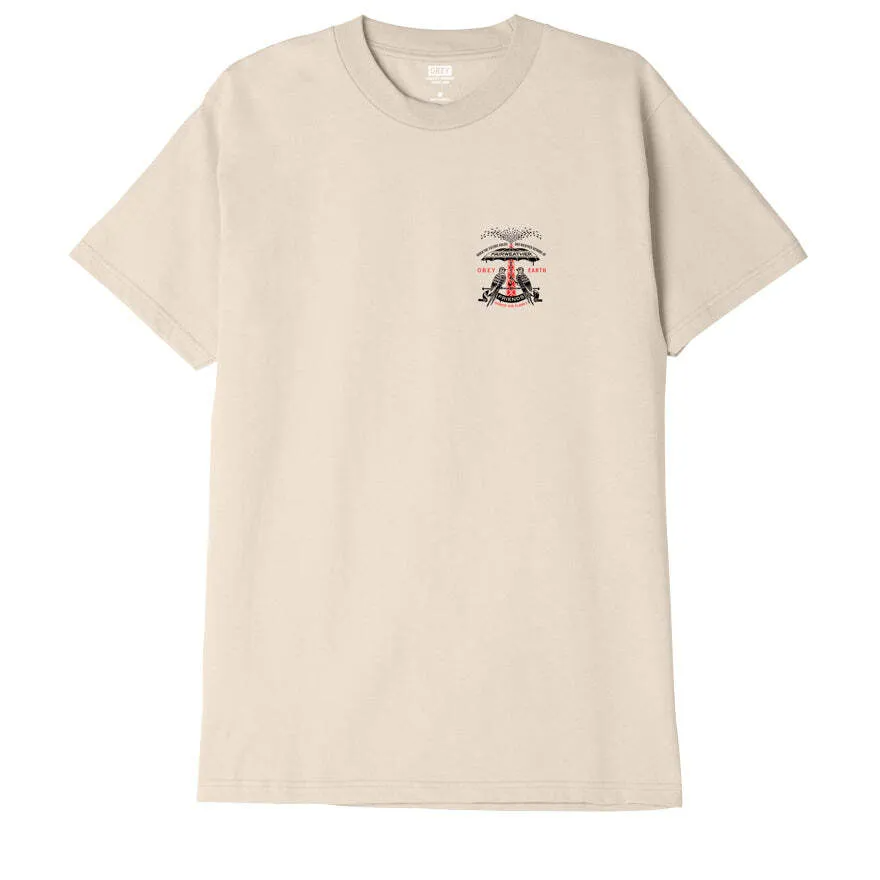 Obey Fariweather Friends Classic T-Shirt Cream 165263433 CRM - APLAZE