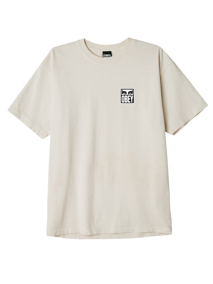 Obey Mens Obey Eyes Icon 2 Classic Box T-Shirt Sago 166912142.