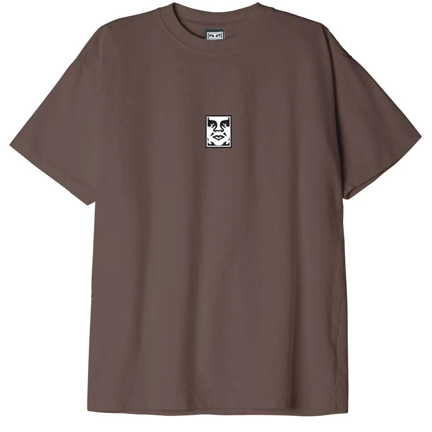 Obey Icon Heavyweight T-Shirt Silt 166913013 SLT