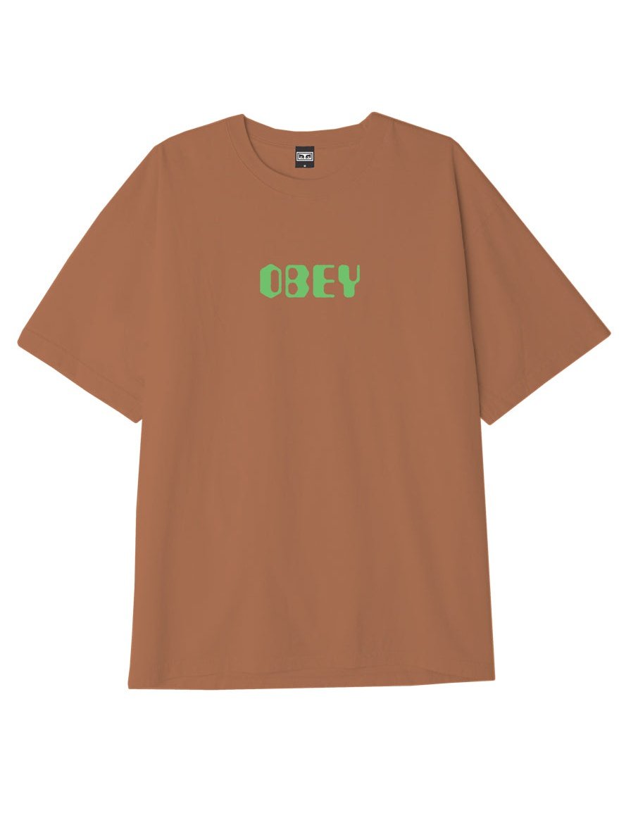 Obey Mens Obey Grafx T-Shirt Bombay Brown 166913151.