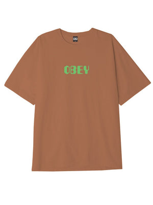 Obey Mens Obey Grafx T-Shirt Bombay Brown 166913151.