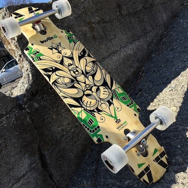 Bustin Boards Maestro Mini Bamboo Hybrid C5MM34BB Complete.