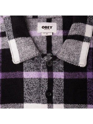 Obey Men's Advert Woven Shirts Black Multi 181200333.