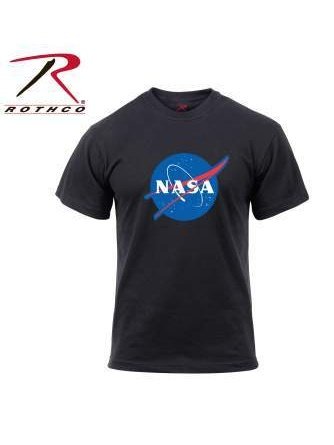 Rothco Authentic NASA Logo Shirt Black 1958.