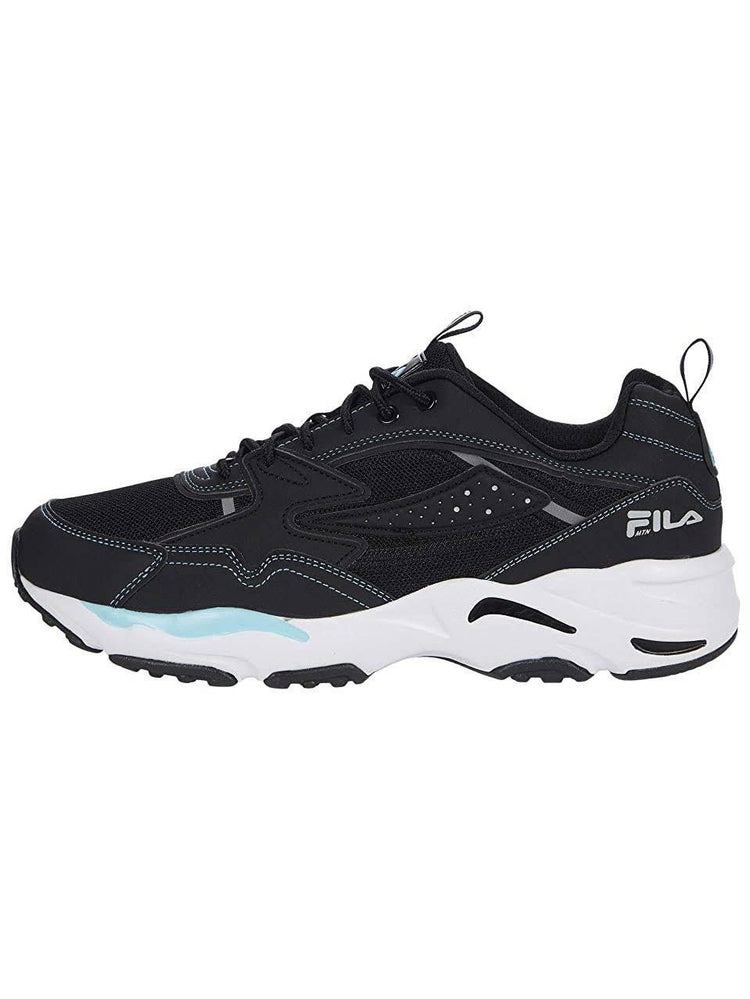 Fila Men's Trail Tracer Sneakers Black Black/White/Metallic Silver 1RM00914-003.