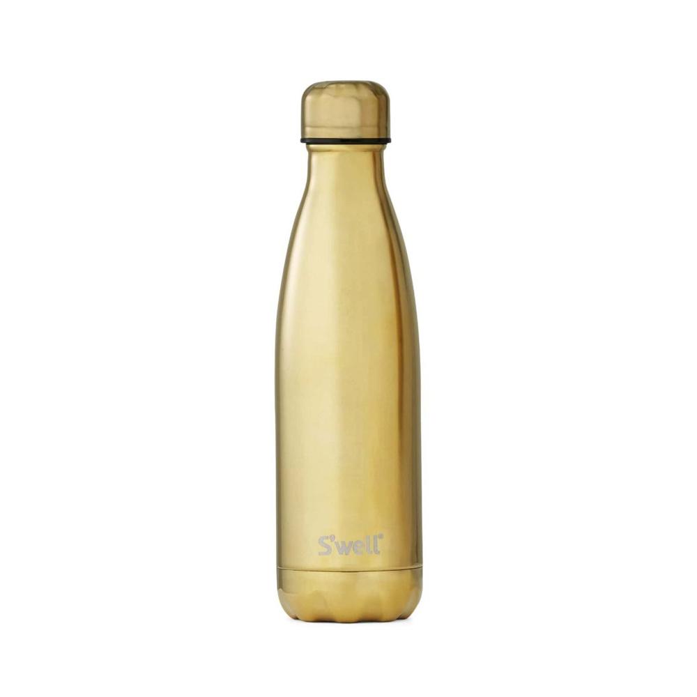 Swell Metallic Collection Water Bottle 17oz Yellow Gold MEYG-17-B15.