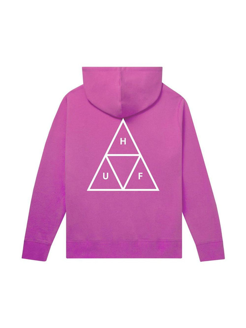 Huf Essentials Triple Triangle Pullover Hoodie Hot Pink PF00100.