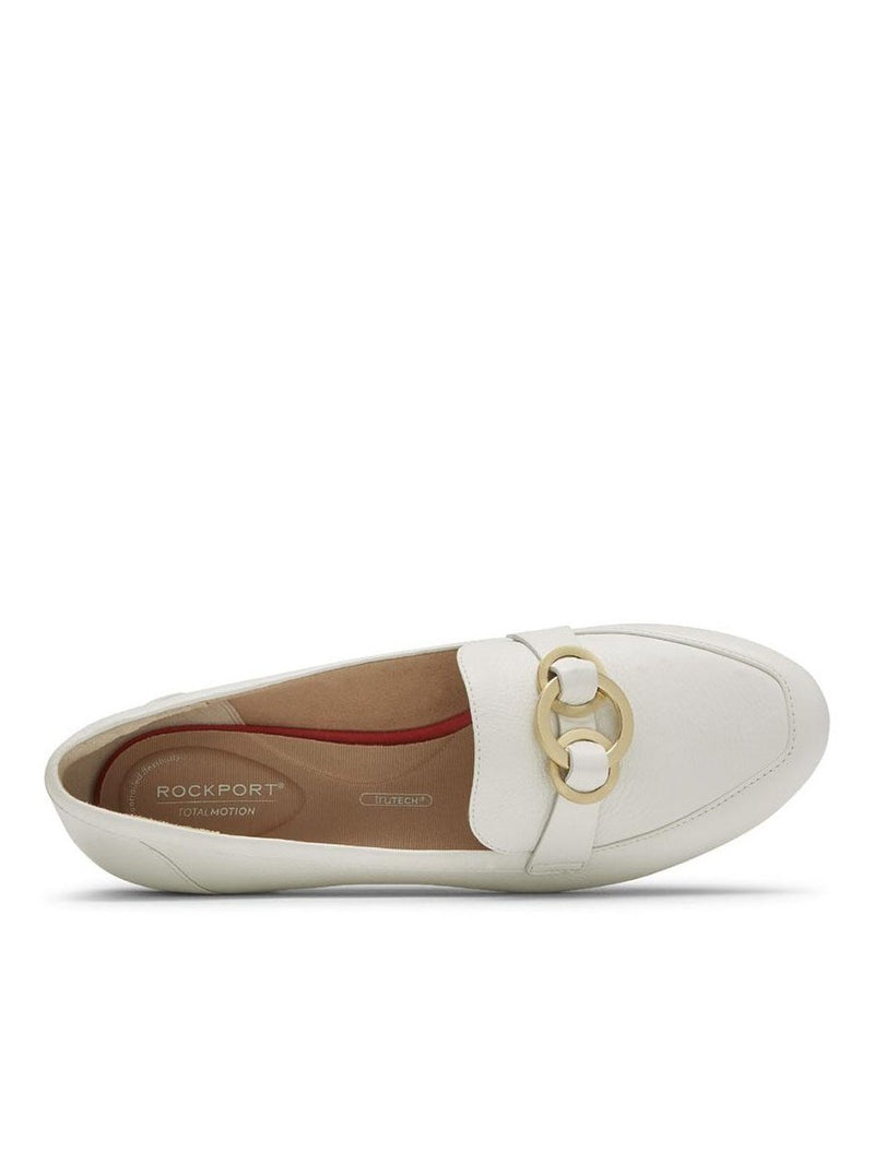 Rockport Women's Total Motion Tavia Ring Loafer White CH9014.