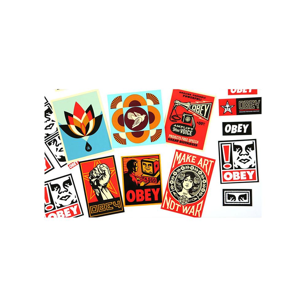 Obey Sticker Pack 5 Assorted 100270012.